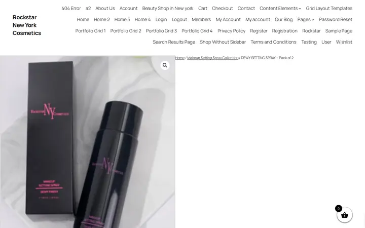 /product/dewy-setting-spray-pack-of-2 — Rockstar New York Cosmetics
