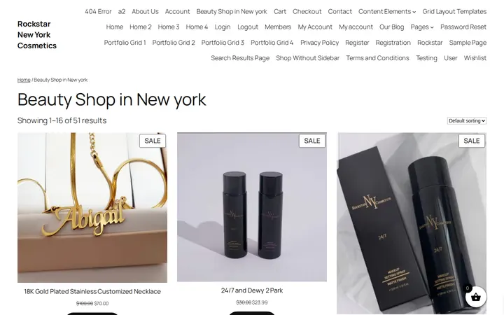 /shop — Rockstar New York Cosmetics