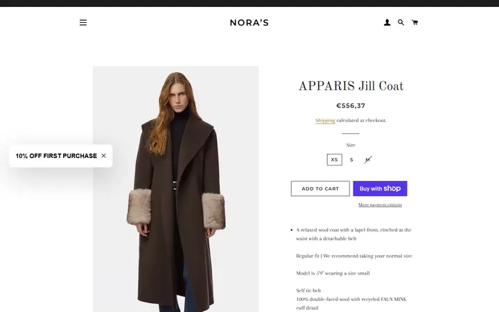 /collections/new-arrivals-1/products/apparis-jill-coat — Nora's