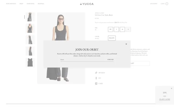 /collections/shop-all-clothing/products/apiece-apart-uri-low-cut-tank-black — YUCCA | Casual Luxury, Curated in Denver