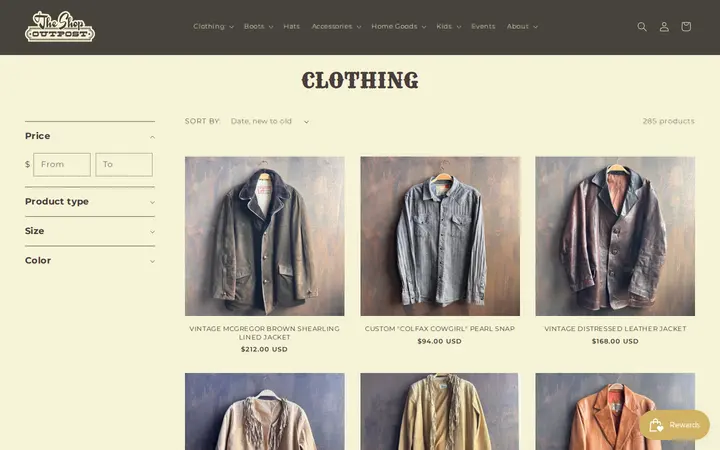 /collections/clothing — The Shop Outpost