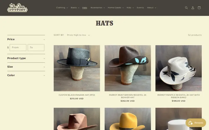 /collections/hats-new — The Shop Outpost