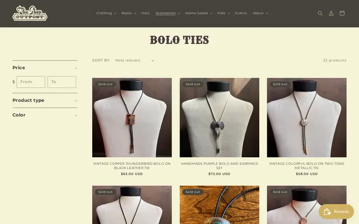 /collections/bolo-ties — The Shop Outpost
