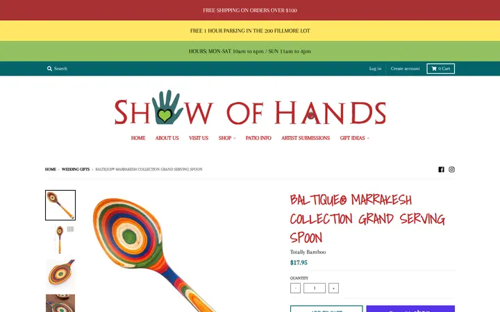 /collections/wedding-gifts/products/baltique%C2%AE-marrakesh-collection-grand-serving-spoon — Show of Hands