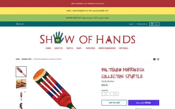 /collections/wedding-gifts/products/baltique%C2%AE-marrakesh-collection-spurtle — Show of Hands