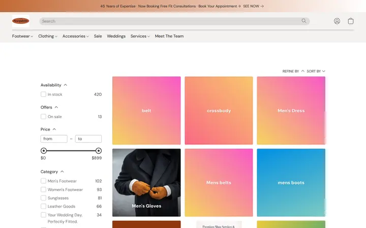 /products — Scarpaletto
