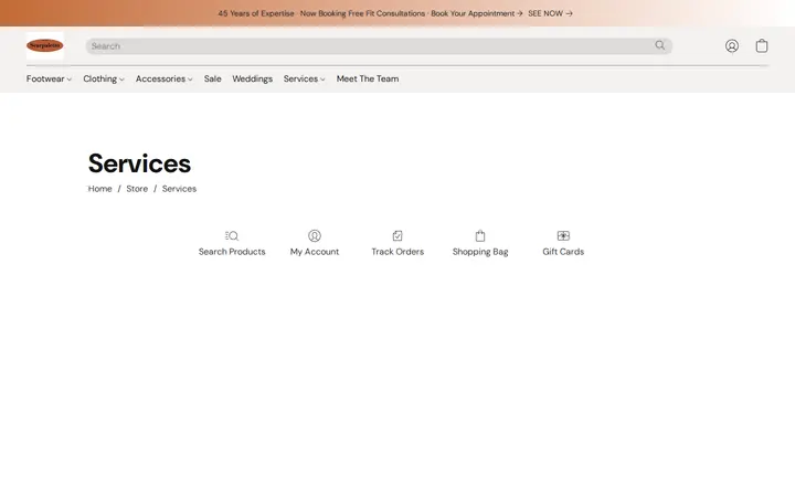 /products/services — Scarpaletto