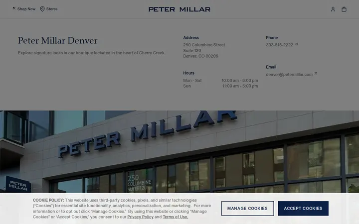 Website of Peter Millar