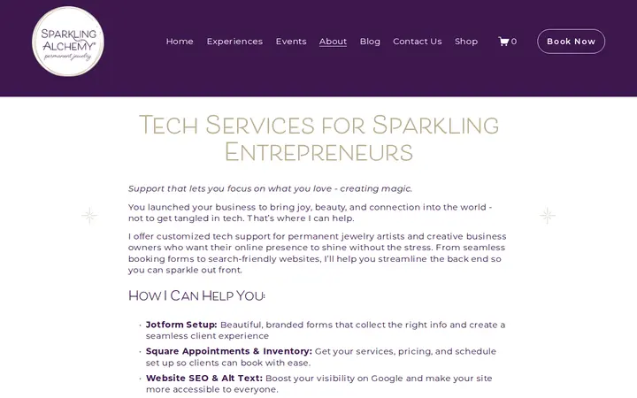 /tech-services — Sparkling Alchemy