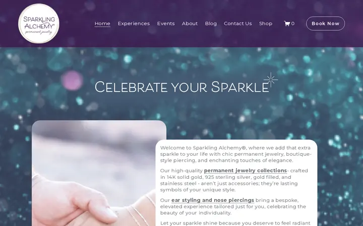 Website of Sparkling Alchemy