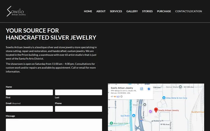 /locations-contact — Sowilo Artisan Jewelry