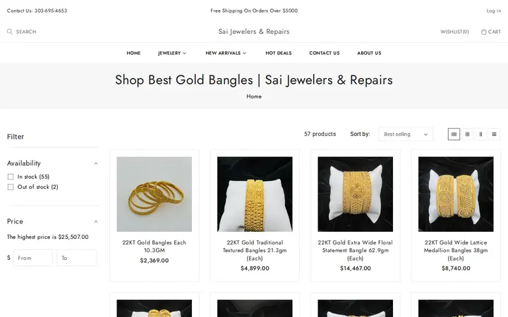 /collections/gold-bangles — Sai Jewelers & Repair