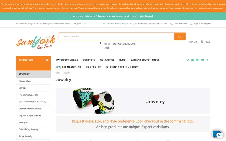 /jewelry — Sanyork Fair Trade