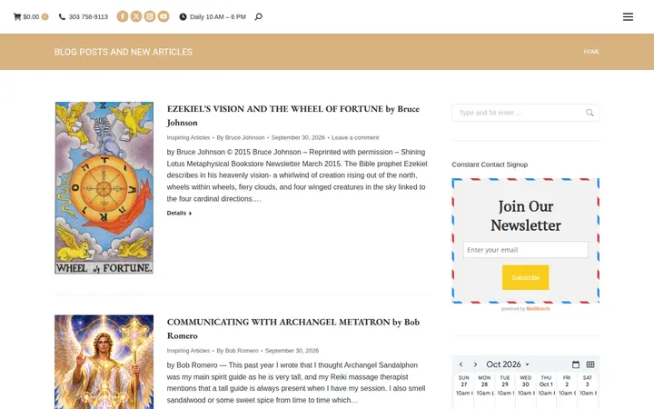 /blog-posts — Shining Lotus Metaphysical Bookstore