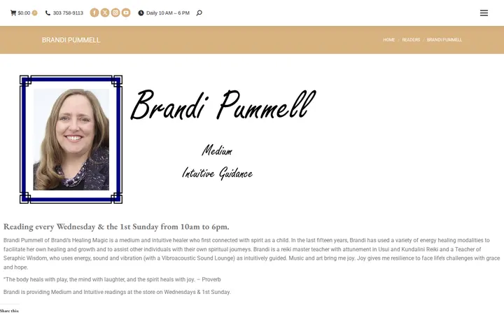 /brandi-pummell — Shining Lotus Metaphysical Bookstore