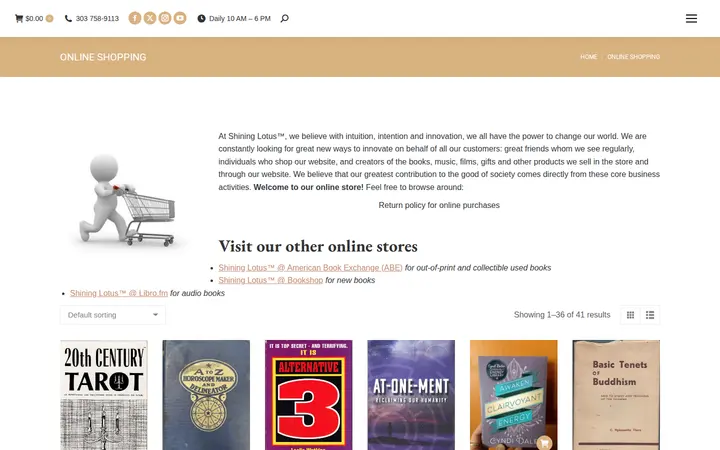 /online-shopping — Shining Lotus Metaphysical Bookstore