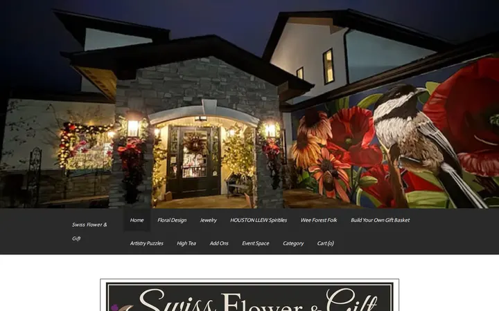 Website of Swiss Flower and Gift