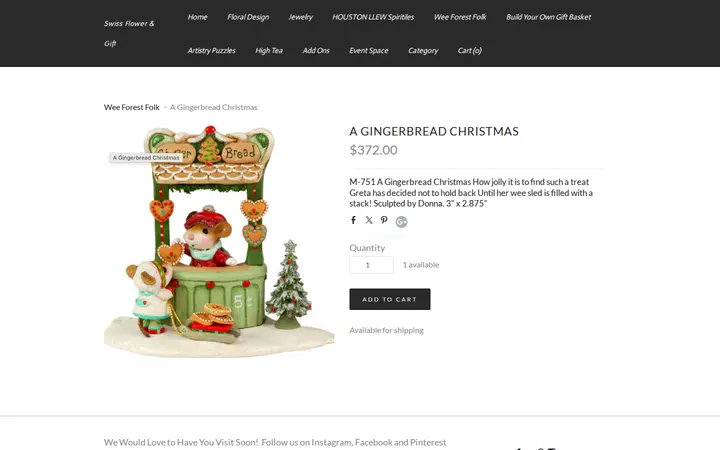 /store/p8285/A_Gingerbread_Christmas_Swiss_Flower_and_Gift.html — Swiss Flower and Gift