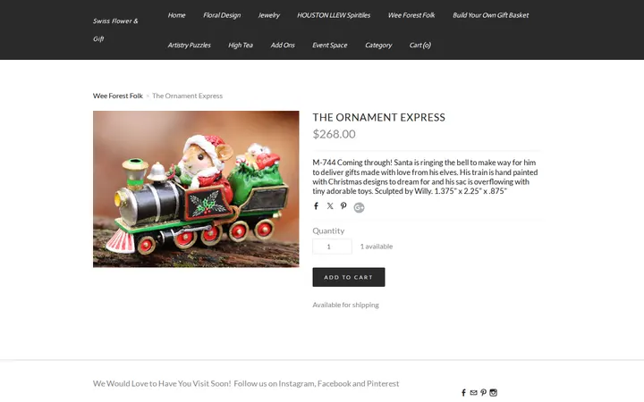 /store/p8286/Wee_Forest_The_Ornament_Express_Swiss_Flower_and_Gift.html — Swiss Flower and Gift