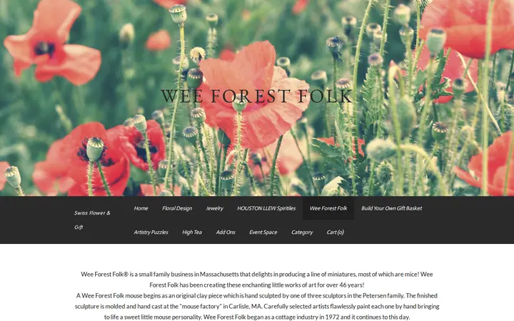 /wee-forest-folk.html — Swiss Flower and Gift