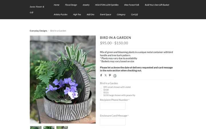 /store/p8230/Bird_in-a-Garden_Swiss_Flower_and_Gift.html — Swiss Flower and Gift