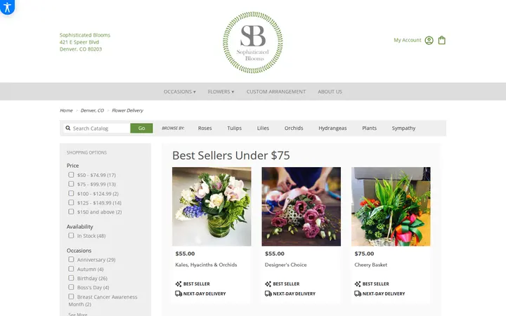 /denver-florist-flower-delivery — Sophisticated Blooms