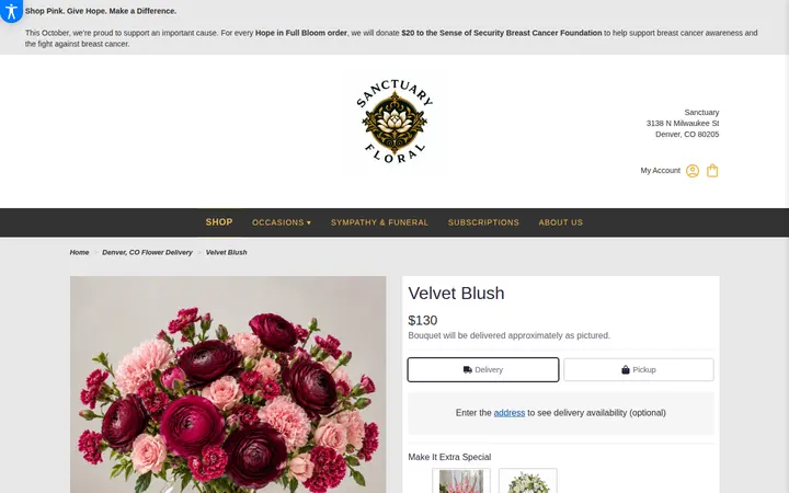 /denver-sanctuary/velvet-blush.html — Sanctuary