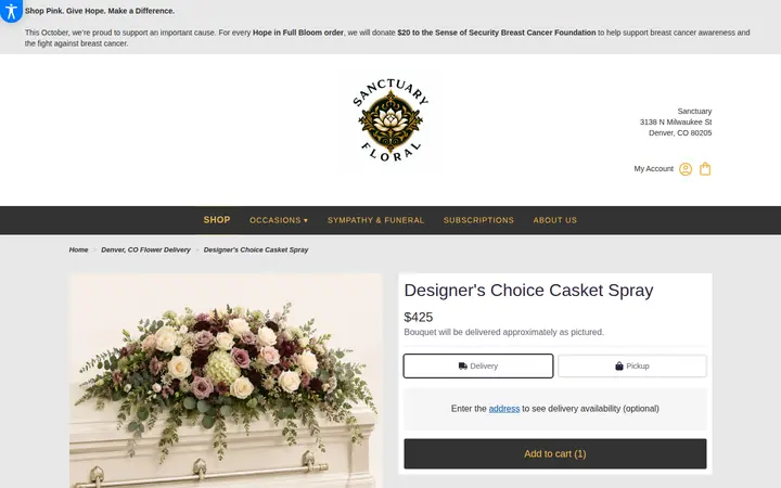 /denver-sanctuary/designer-s-choice-casket-spray.html — Sanctuary