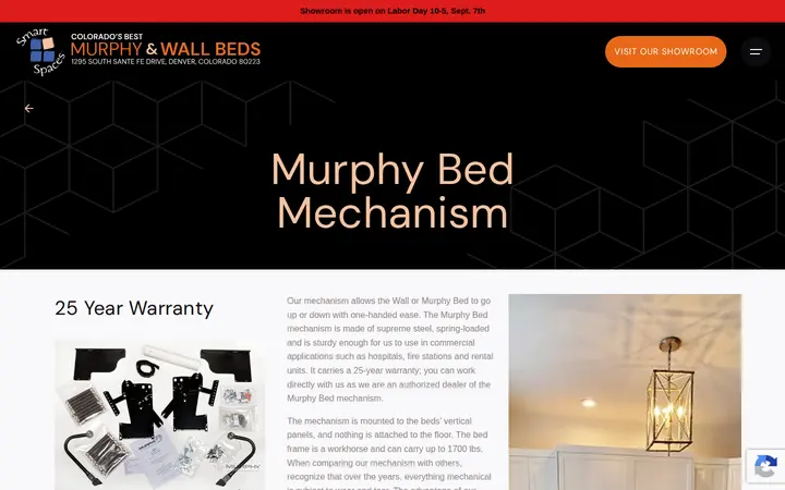 /murphy-bed-mechanism — Murphy & Wall Beds - Smart Spaces