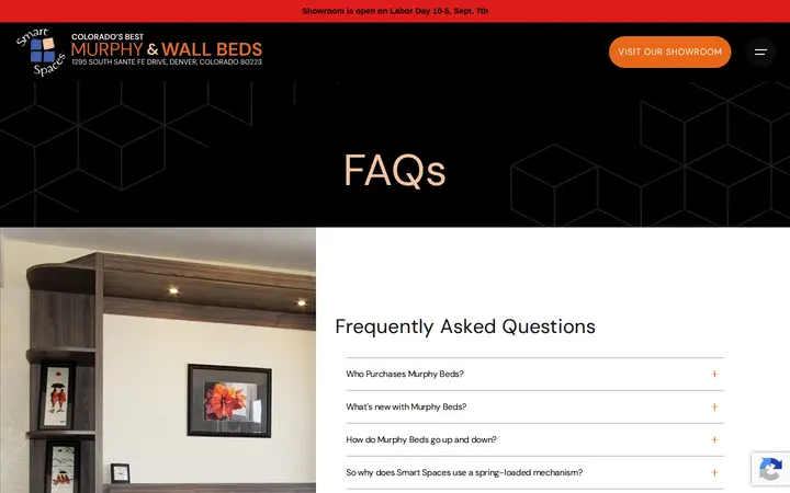 /faqs — Murphy & Wall Beds - Smart Spaces