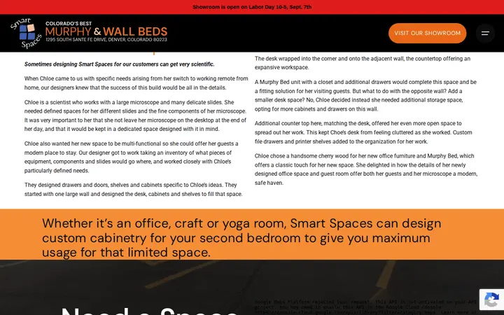 /space-solution-success-is-all-in-the-details — Murphy & Wall Beds - Smart Spaces