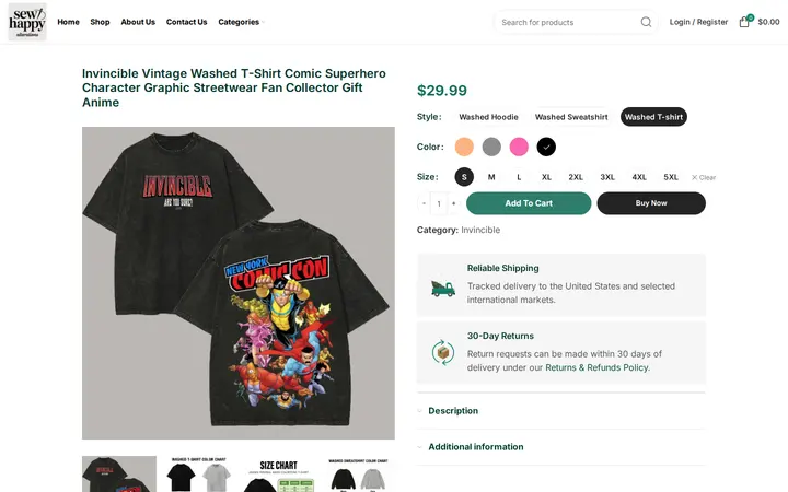 /product/invincible-vintage-washed-t-shirt-comic-superhero-character-graphic-streetwear-fan-collector-gift-anime — Sew Happy Alterations