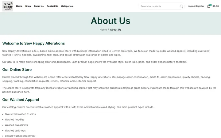 /about-us — Sew Happy Alterations