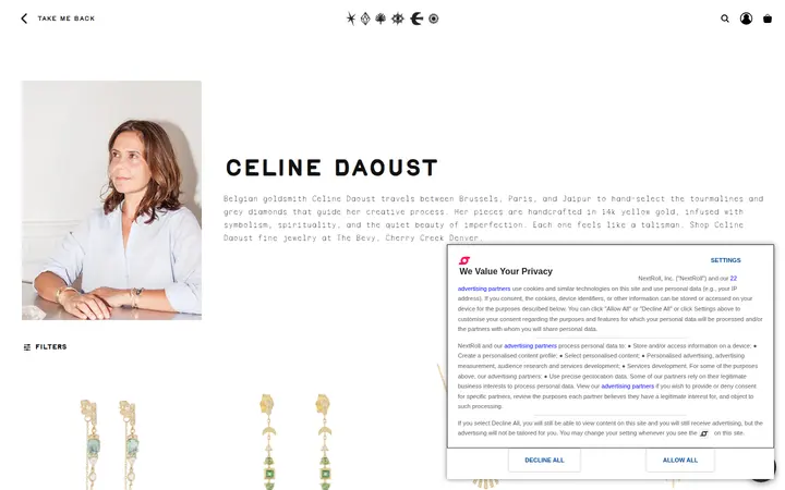 /collections/celine-daoust — The Bevy Clayton Lane