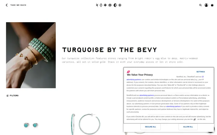 /collections/turquoise-by-the-bevy — The Bevy Clayton Lane