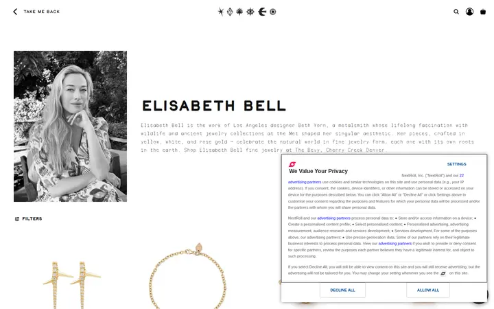 /collections/elisabeth-bell-1 — The Bevy Clayton Lane