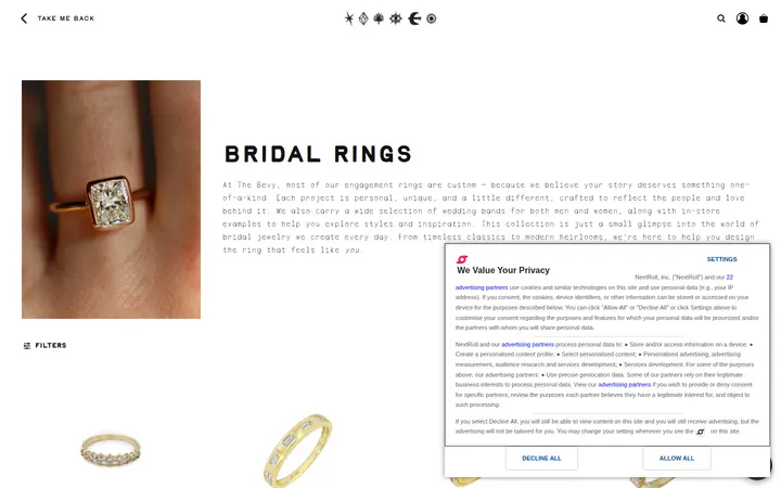 /collections/bridal — The Bevy Clayton Lane