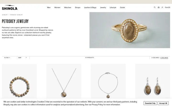 /collections/petoskey-jewelry — Shinola Cherry Creek Store