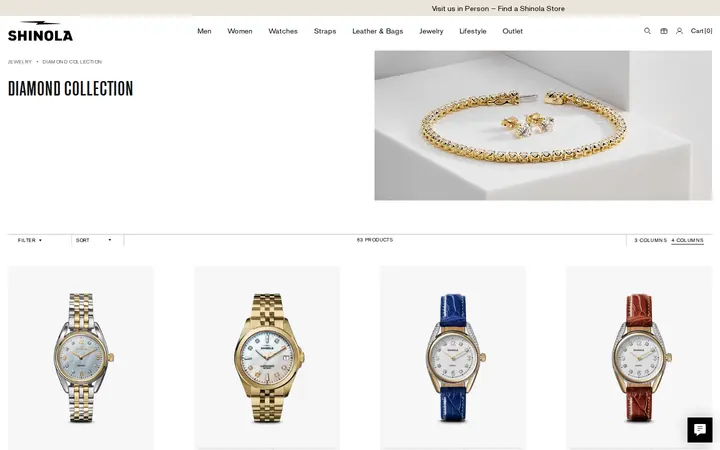 /collections/diamond-collection — Shinola Cherry Creek Store