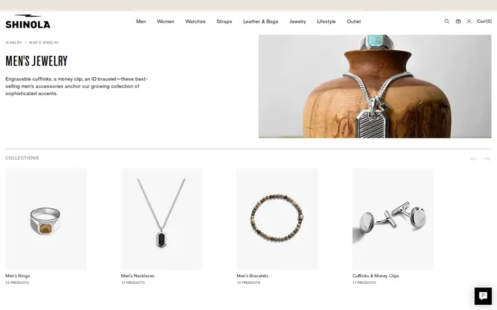 /collections/mens-jewelry — Shinola Cherry Creek Store