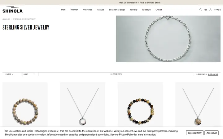 /collections/sterling-silver-jewelry — Shinola Cherry Creek Store