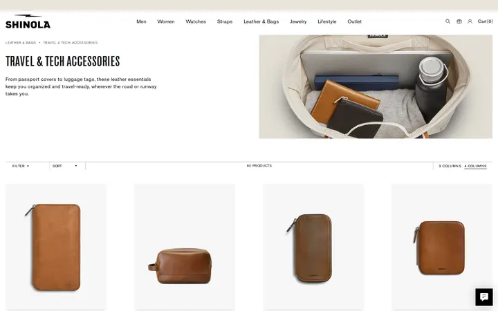 /collections/travel-tech-accessories — Shinola Cherry Creek Store