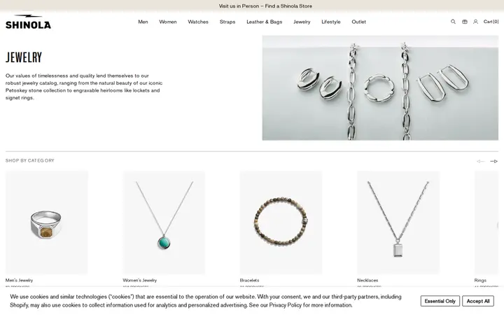 /collections/jewelry — Shinola Cherry Creek Store
