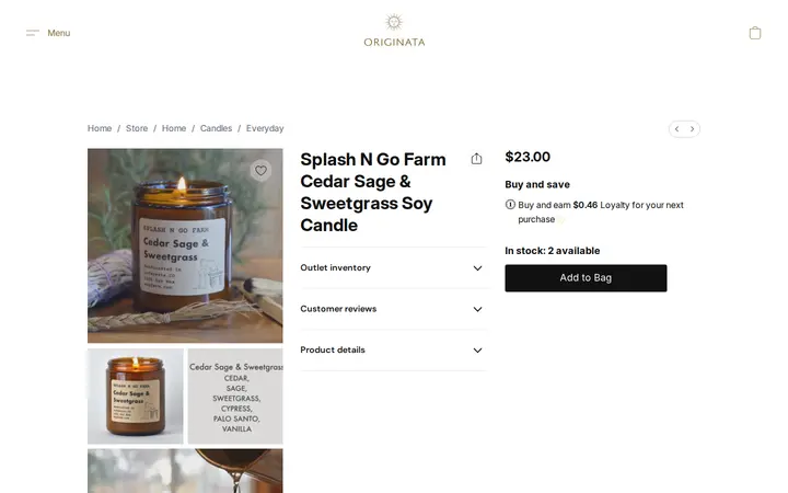 /products/splash-n-go-farm-cedar-sage--sweetgrass-soy-candle — Originata