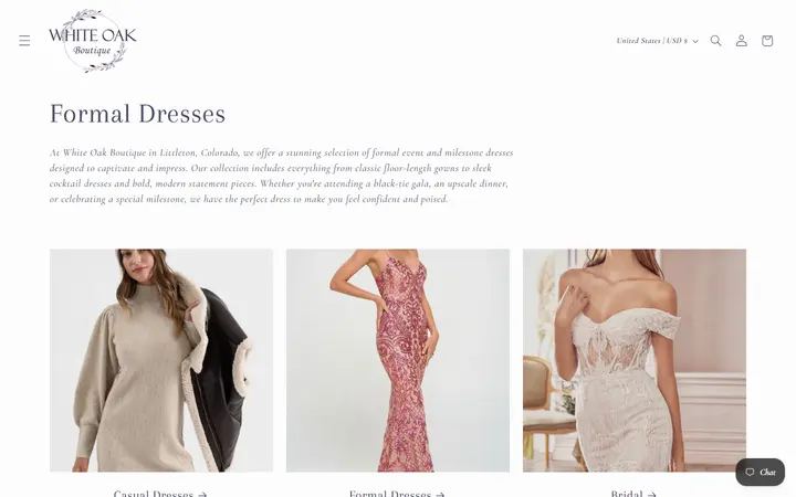 /collections/formal-dresses — White Oak Boutique