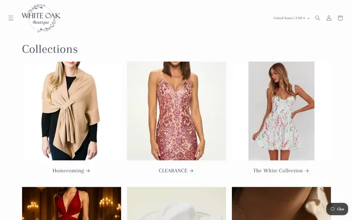 /collections — White Oak Boutique