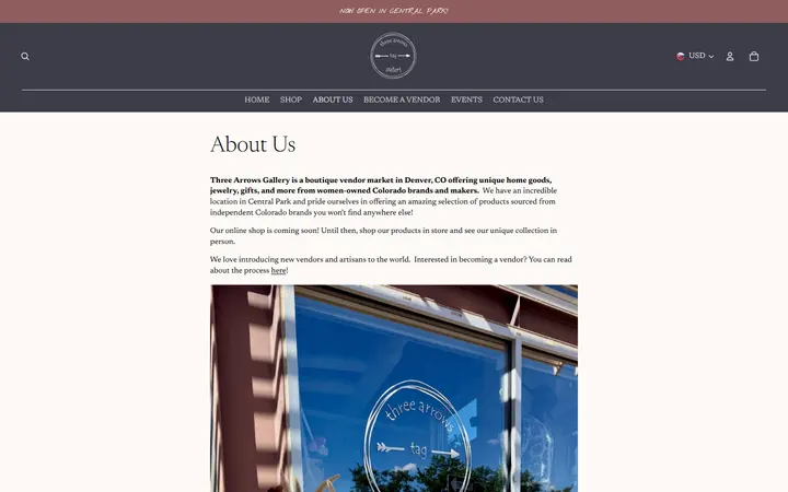 /pages/about-us — Three Arrows Gallery (TAG)