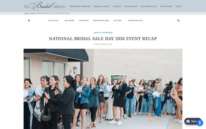 /national-bridal-sale-day-2026-event-recap — The Bridal Collection