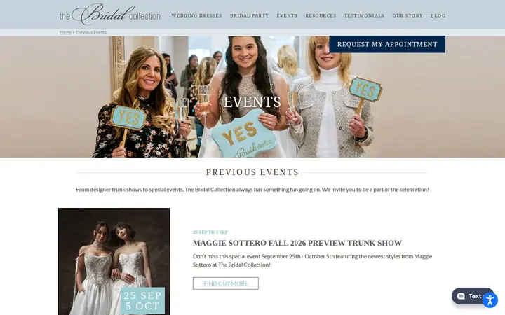 /previous-events — The Bridal Collection