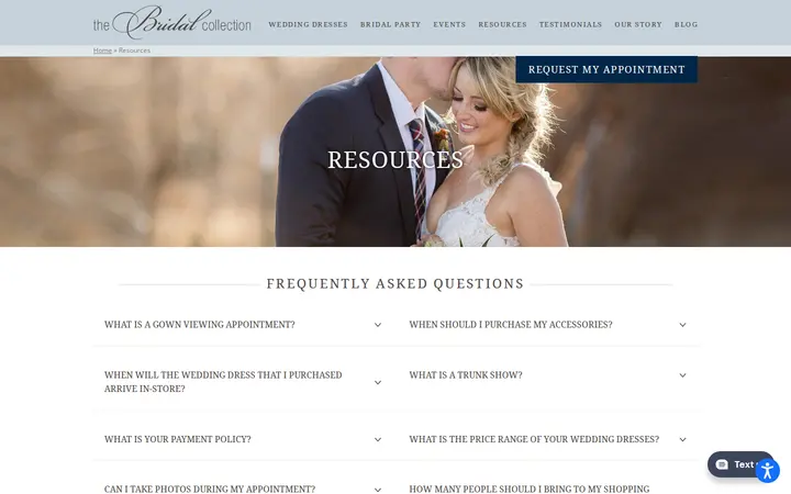/resources — The Bridal Collection